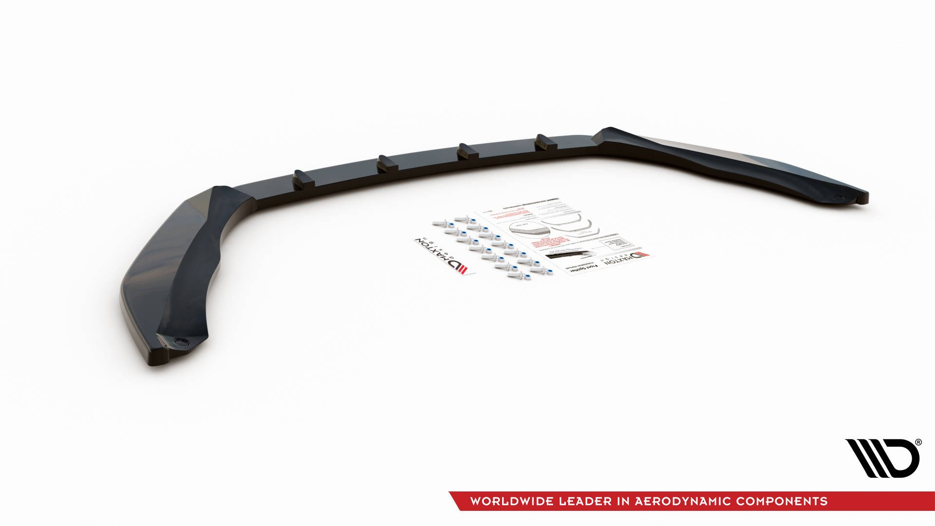 Street+ Spoilerlippe Front Ansatz V.3 passend für Skoda Octavia RS Mk3 schwarz Hochglanz