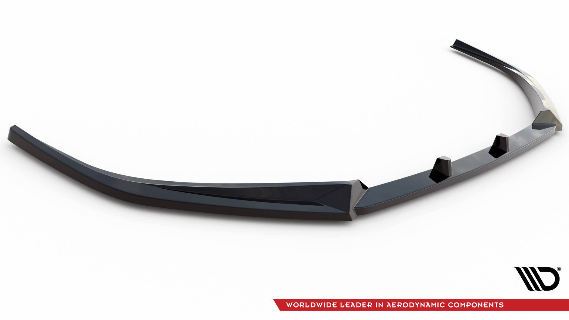 Street+ Spoilerlippe Front Ansatz V.2 passend für Lexus ES F Sport Mk7 schwarz Hochglanz