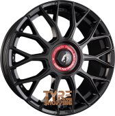 Damina Performance DM10 Black Red Ring Einteilig 18 Zoll