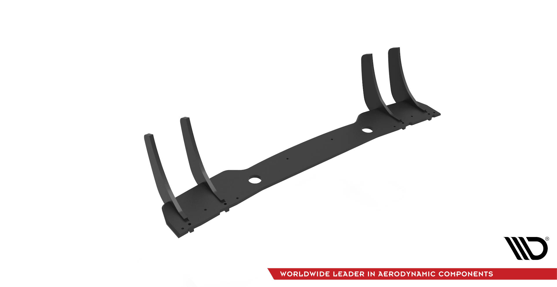 Street Pro Heckschürze Heck Ansatz Diffusor passend für Dodge Durango RT Mk3 schwarz-rot