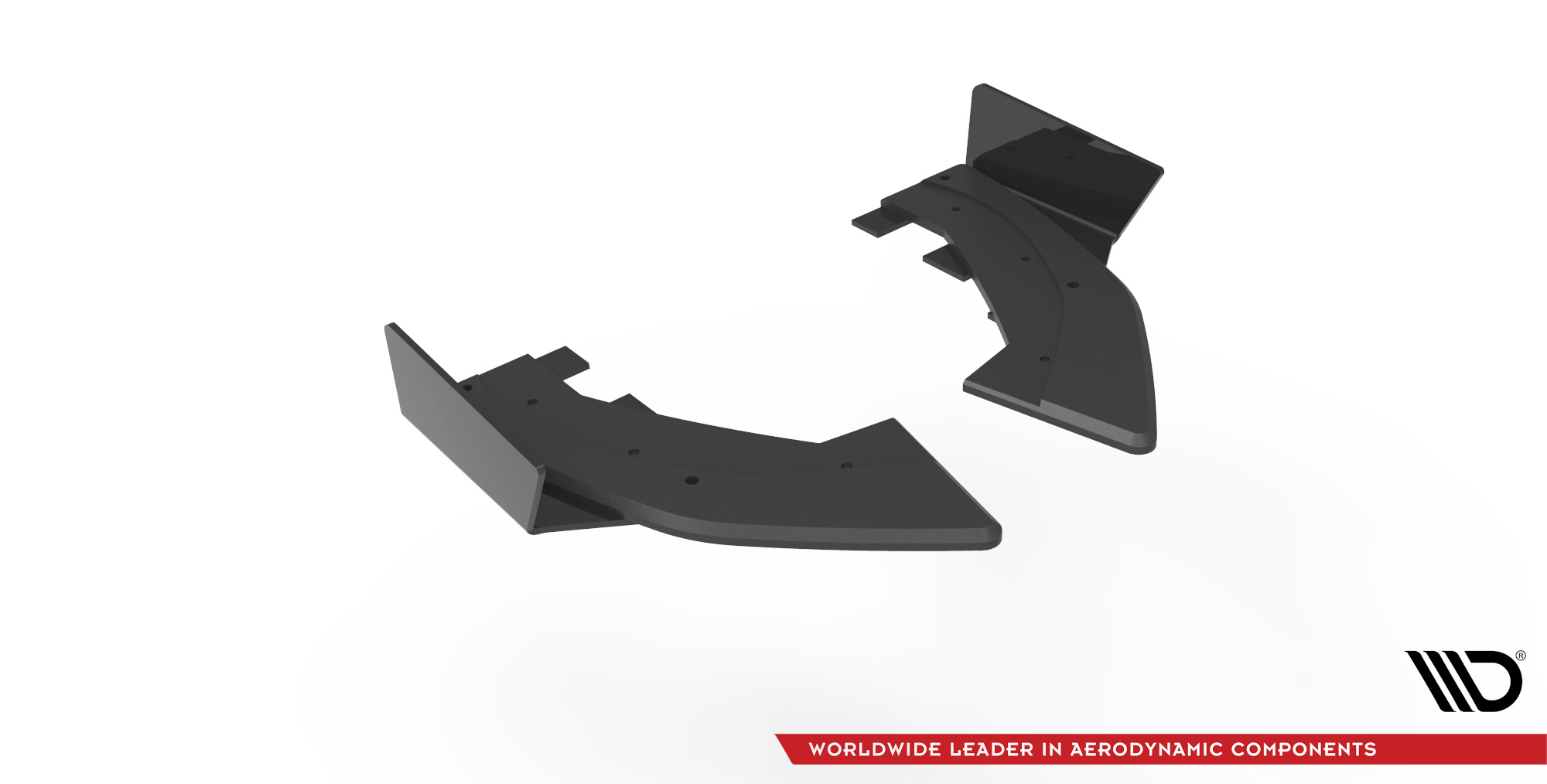 Street Pro Heck Ansatz Flaps passend für Audi RS3 Sportback 8Y schwarz Hochglanz
