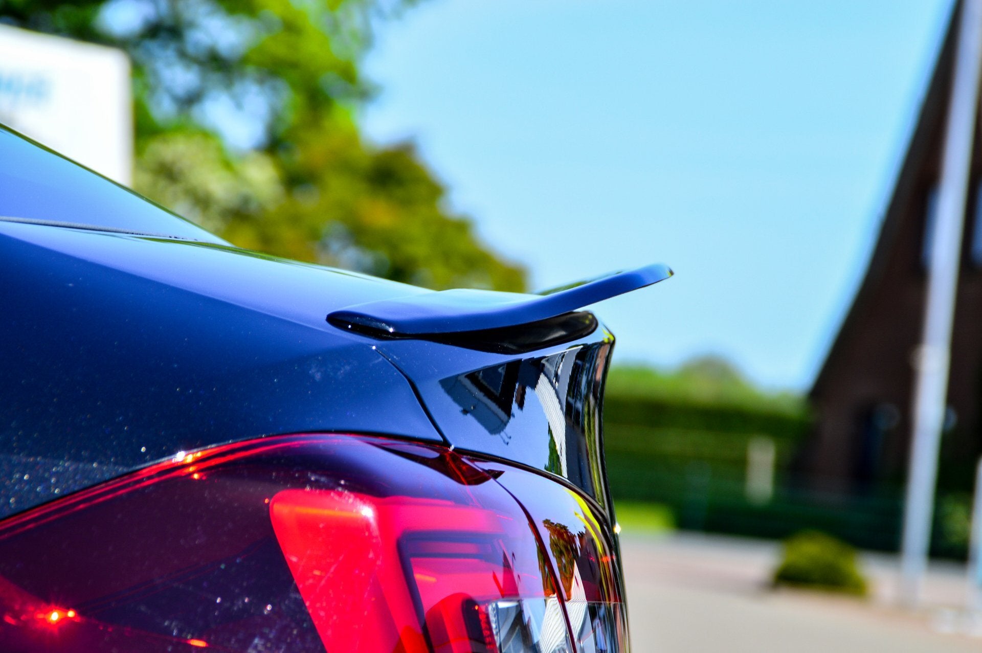 Heckklappenspoiler Ducktail für Opel Insignia B Grandsport (Schwarz Matt)