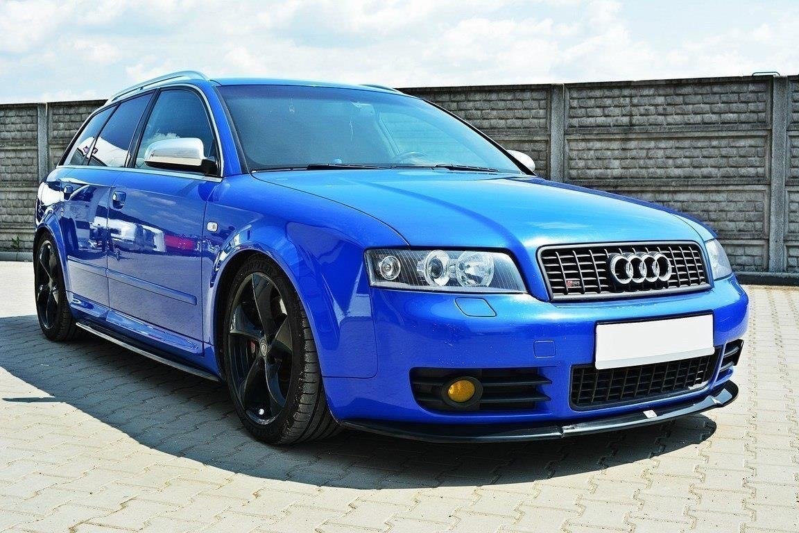 Street+ Spoilerlippe Front Ansatz passend für Audi S4 B6 schwarz Hochglanz