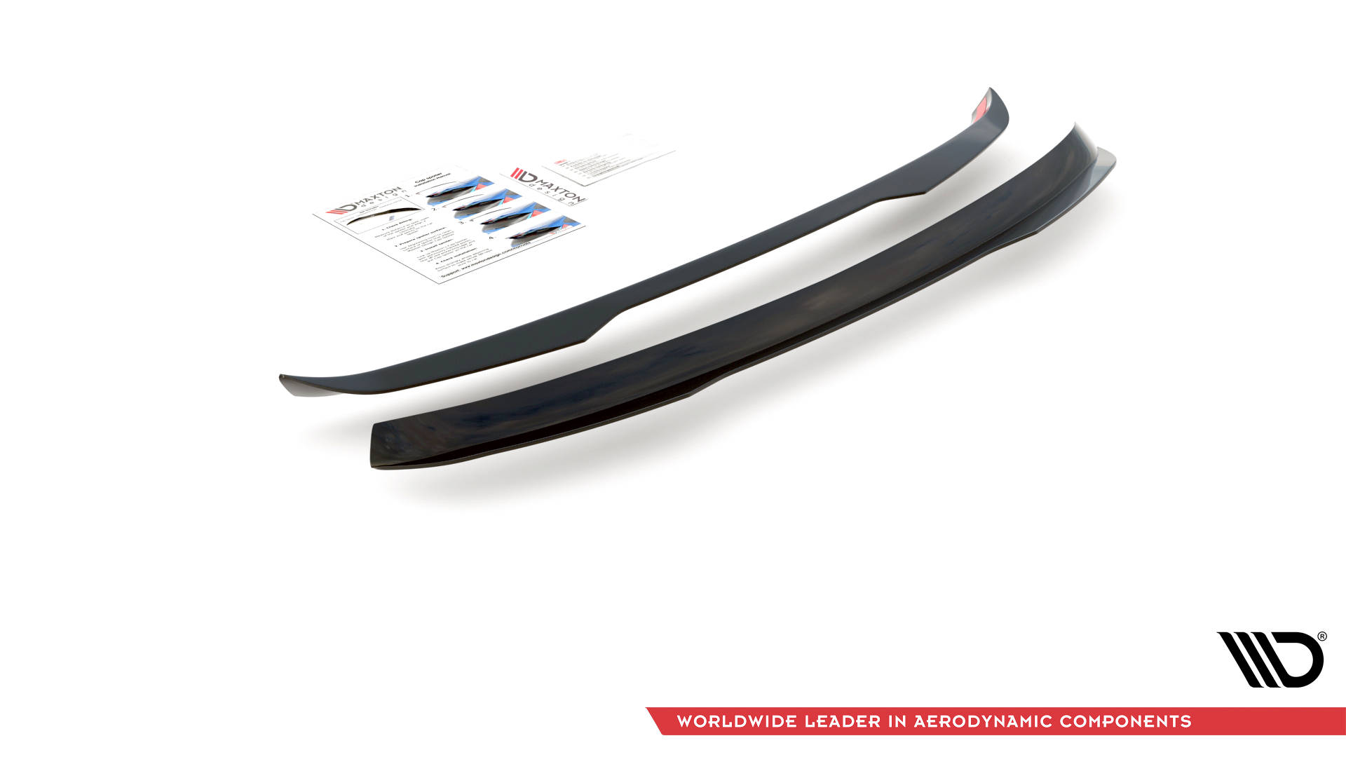 Heck Spoiler Aufsatz Abrisskante passend für Seat Exeo ST schwarz Hochglanz
