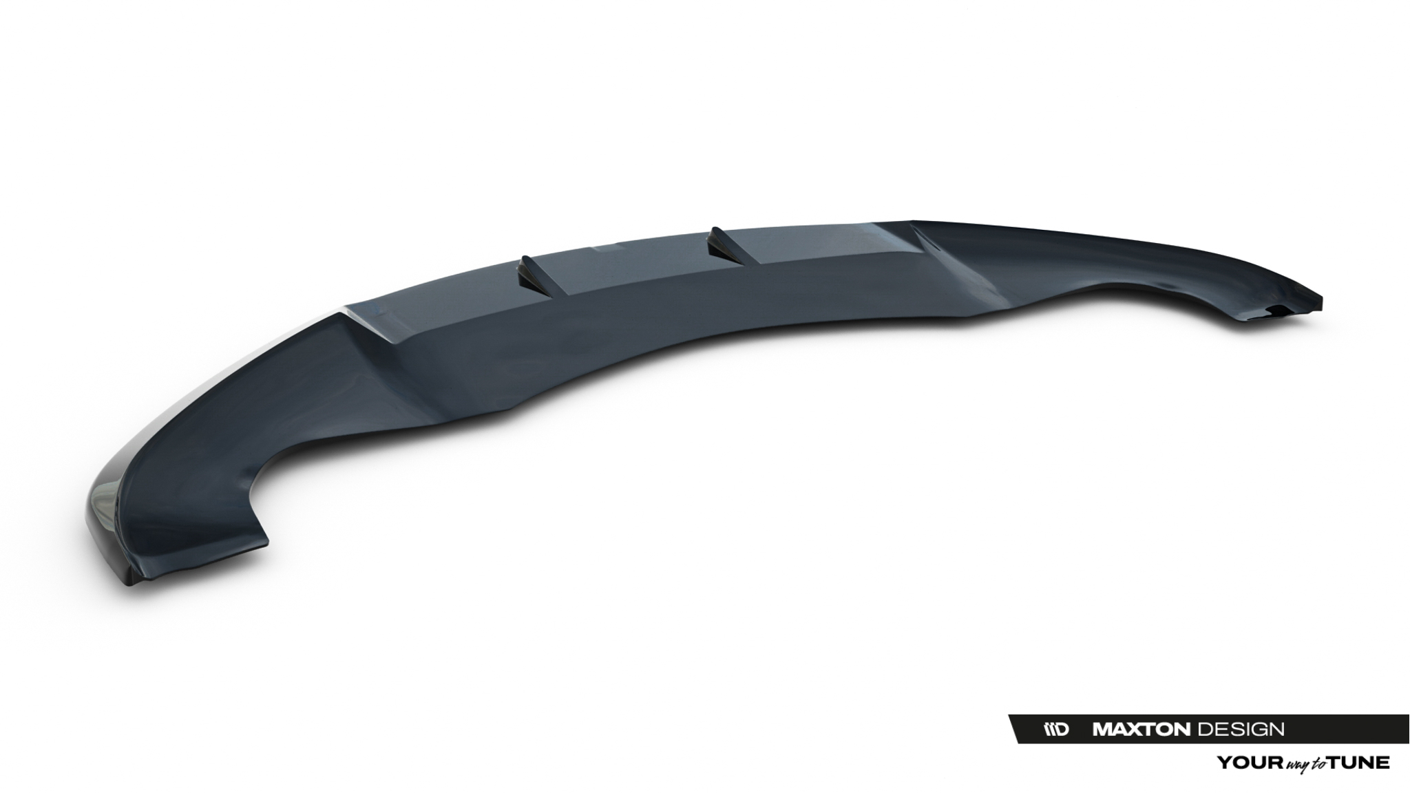 Frontlippe V.1 passend für Tesla Model S Mk1 schwarz Hochglanz