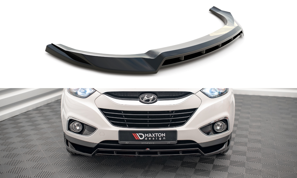 Street+ Spoilerlippe Front Ansatz passend für Hyundai ix35 Mk1 schwarz Hochglanz