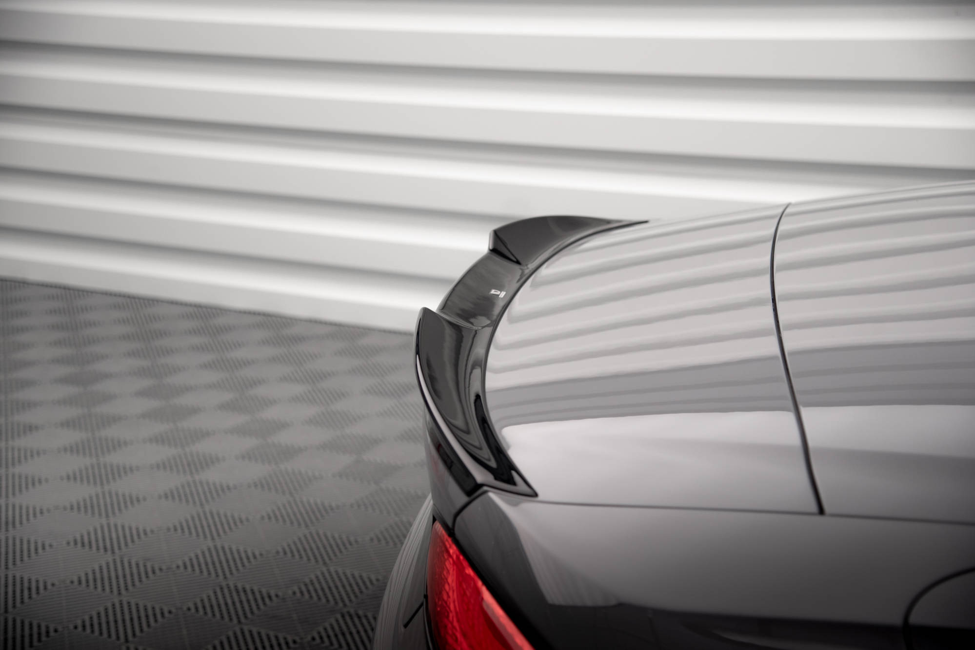 Heckspoiler 3D passend für Bentley Continental Convertible GT Mk3 schwarz Hochglanz