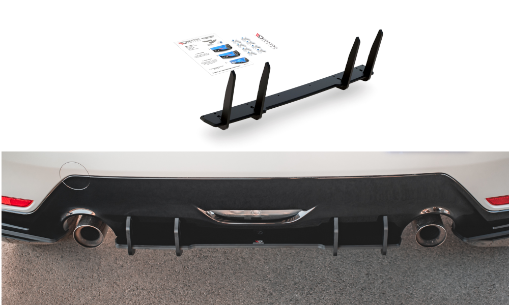 Street Pro Heckschürze Heck Ansatz Diffusor passend für Toyota GR Yaris Mk4