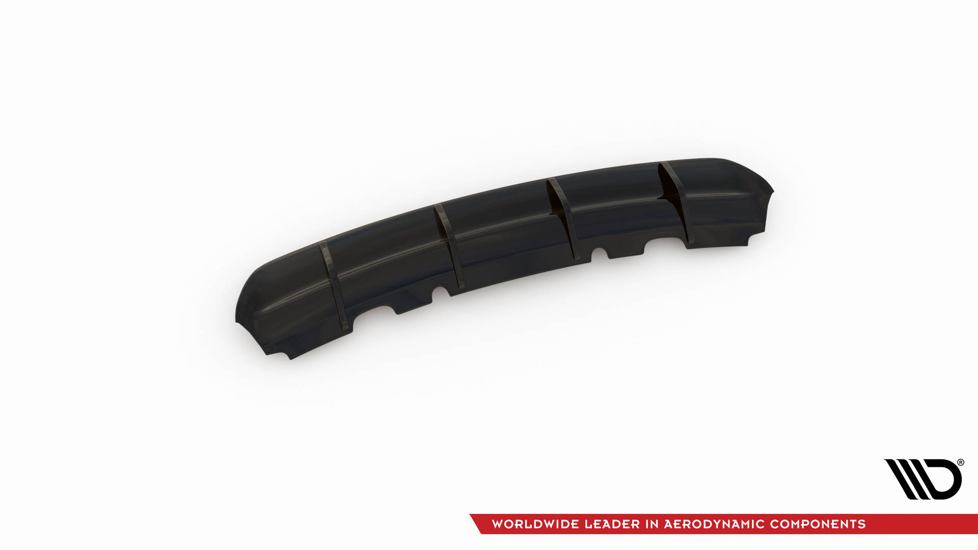 Street+ Heck Ansatz Diffusor passend für Ford Mondeo Mk5 schwarz Hochglanz