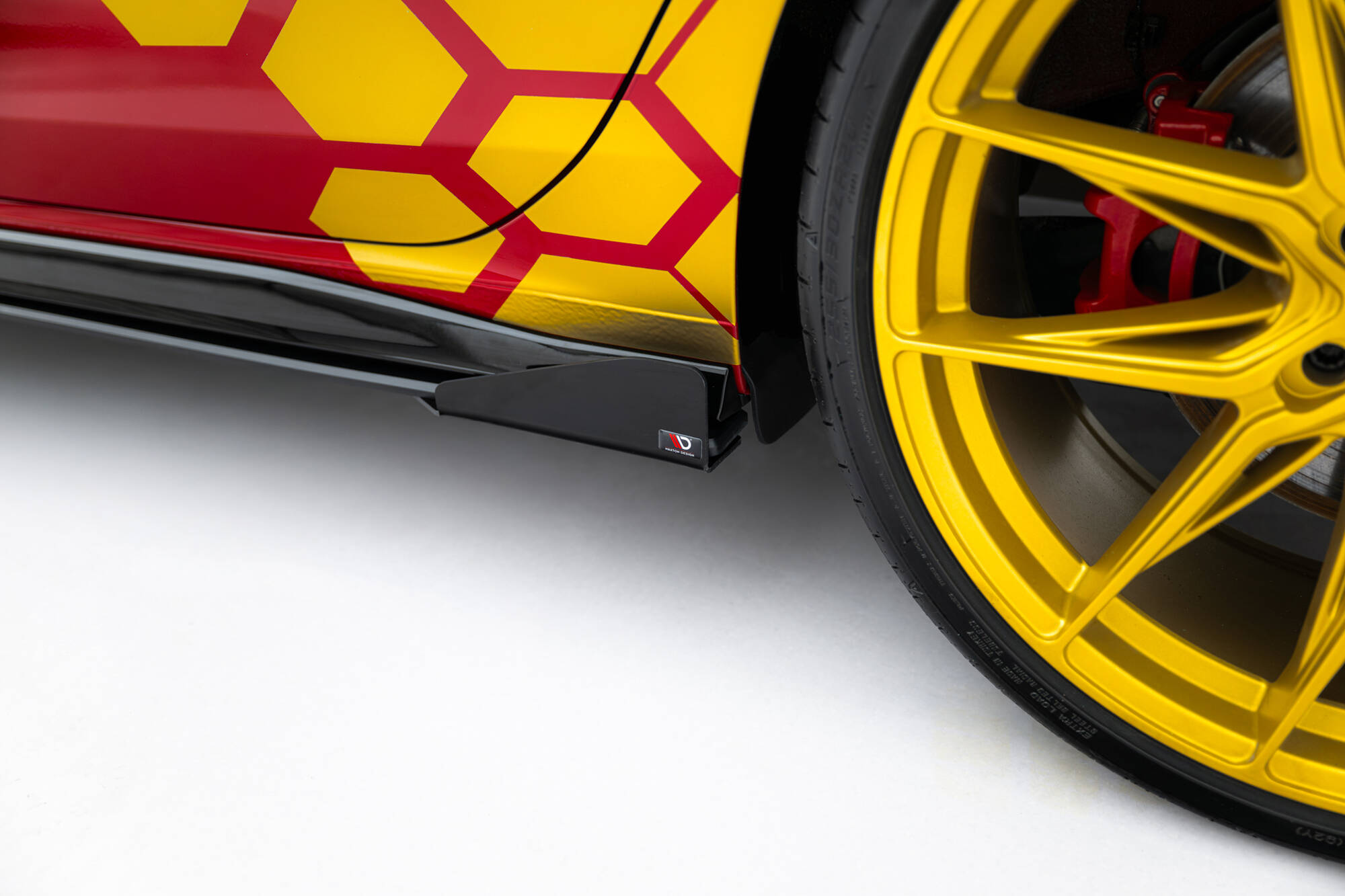 Seitenschweller Flaps passend für VW Golf GTI Clubsport Mk8 FL schwarz Hochglanz