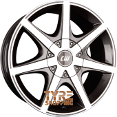 BORBET CWE Mistral Anthracite Glossy Polished Einteilig 18 Zoll