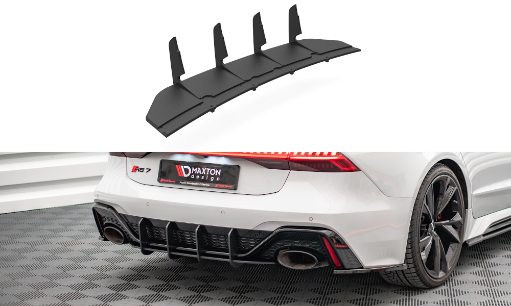 Street Pro Heckschürze Heck Ansatz Diffusor passend für Audi RS7 C8 / RS6 C8
