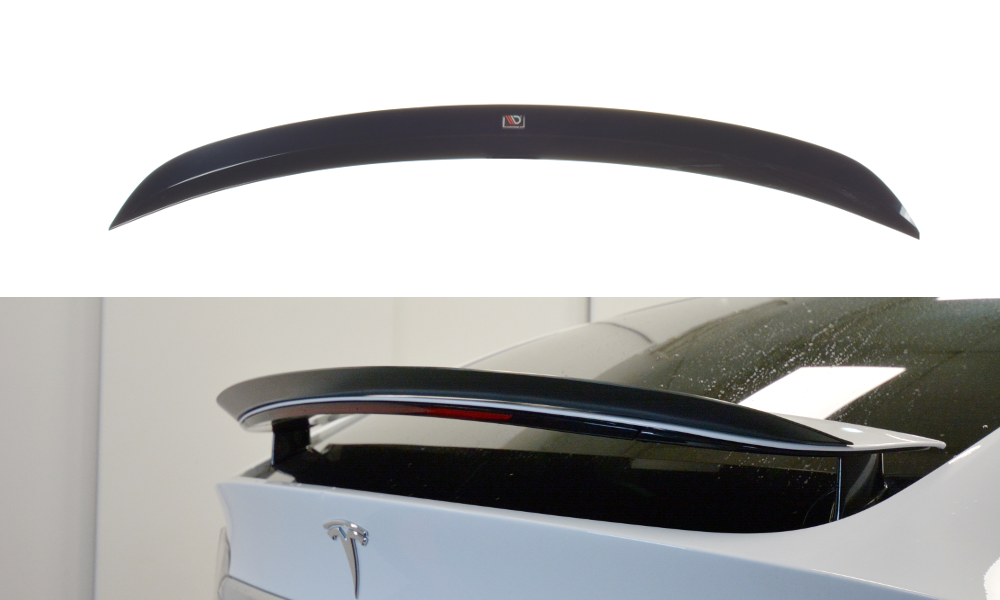 Heckspoiler Lippe V.2 passend für Tesla MODEL X schwarz Hochglanz