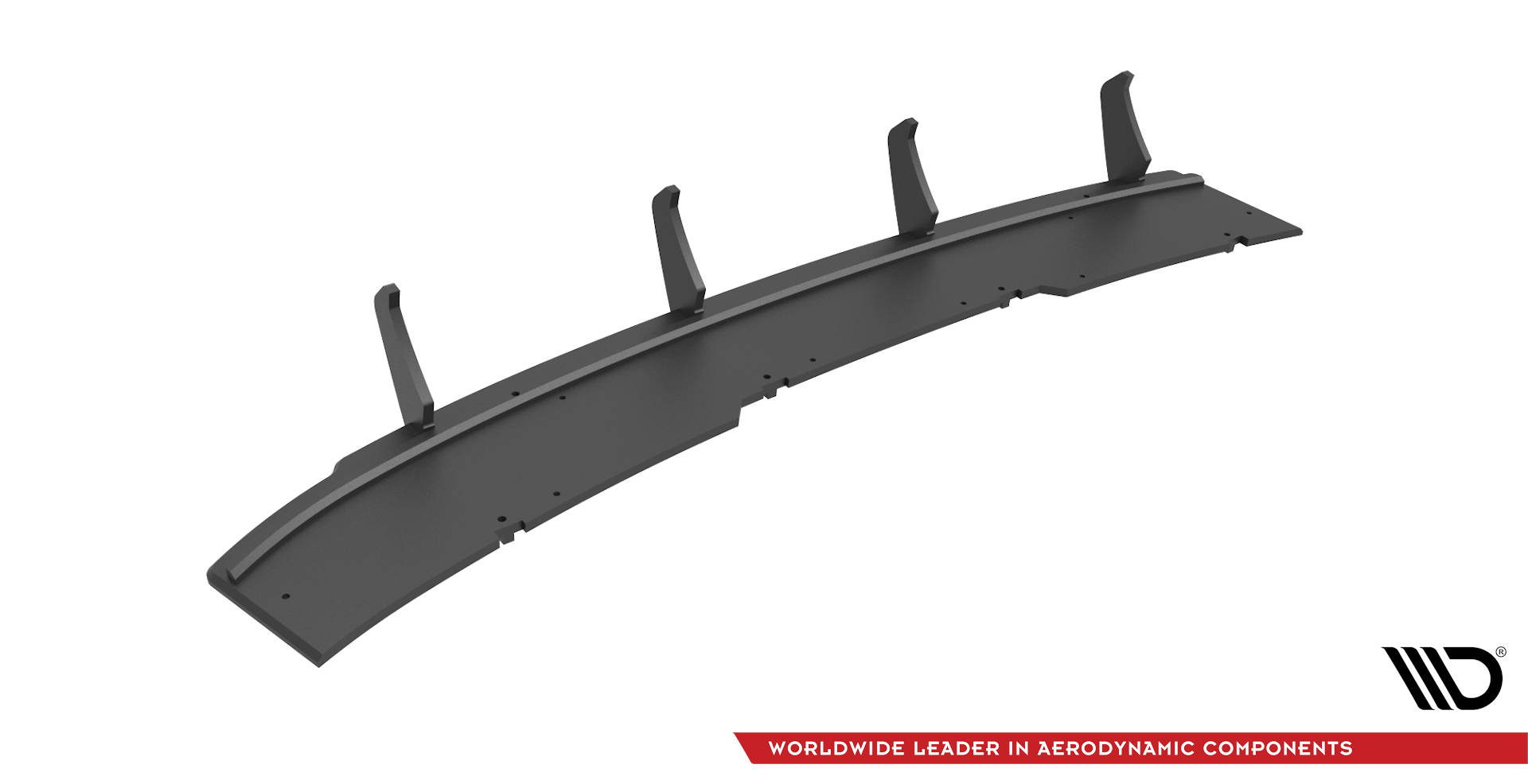 Street Pro Heckschürze Heck Ansatz Diffusor passend für Audi A4 Avant B9 schwarz-rot