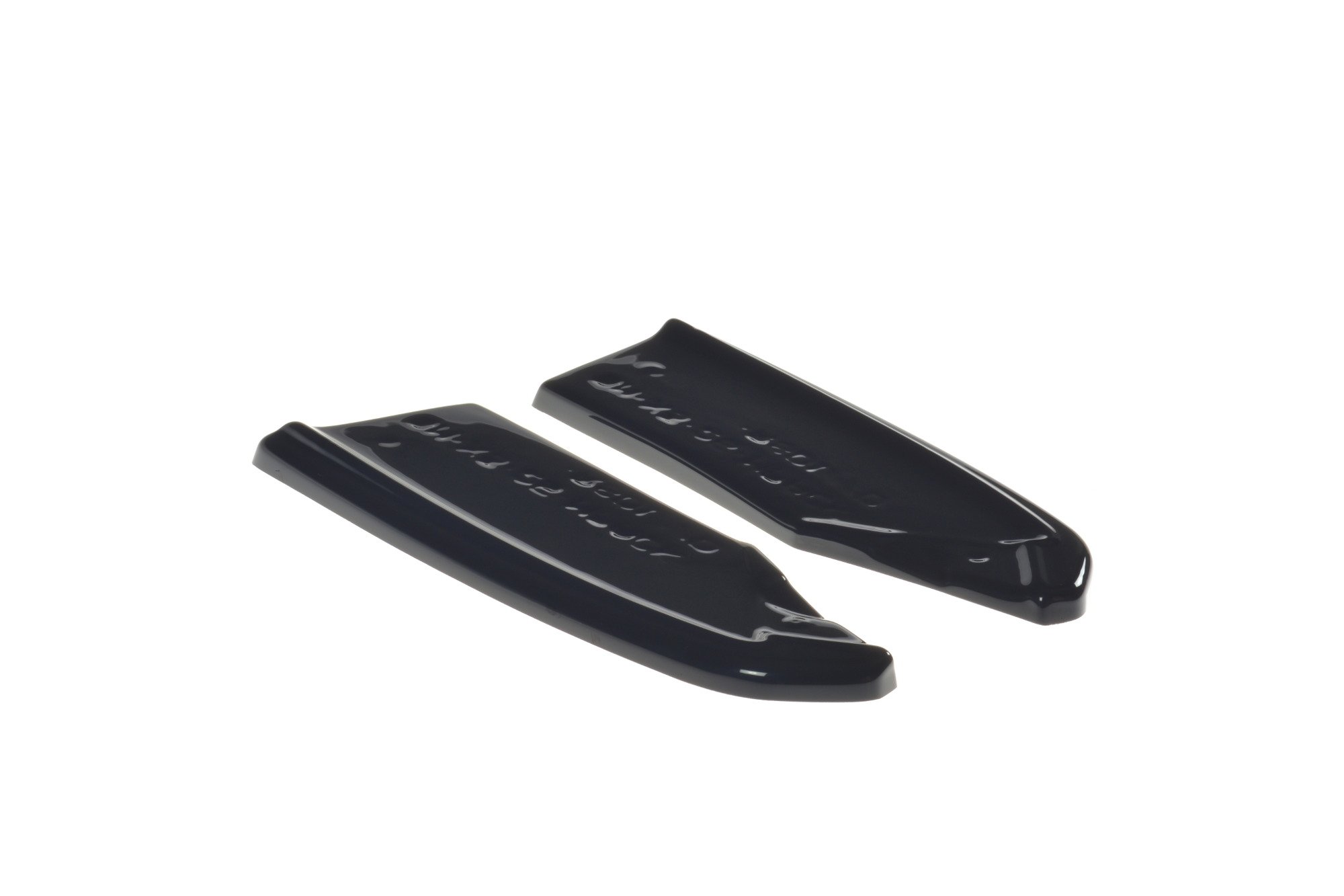 Heck Ansatz Flaps Diffusor für BMW X3 F25 M-Paket Facelift schwarz matt
