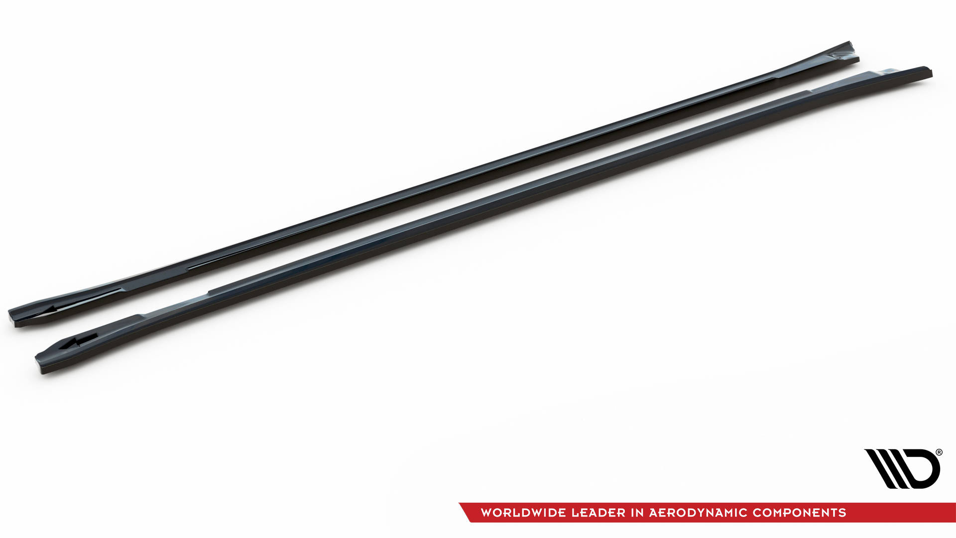 Street+ Seitenschweller Leisten V.2 passend für Porsche Panamera / Panamera Diesel / Panamera Turbo 970 schwarz Hochglanz
