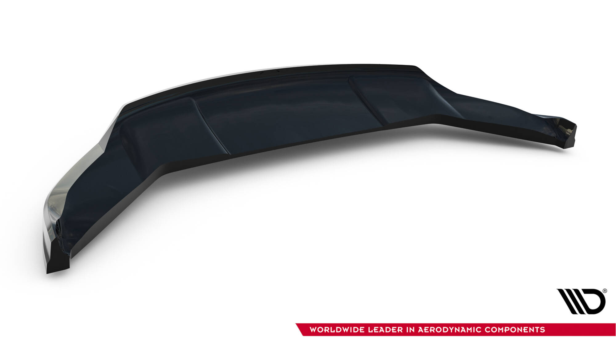 Frontlippe V.3 passend für Tesla Model X Mk1 FL schwarz Hochglanz