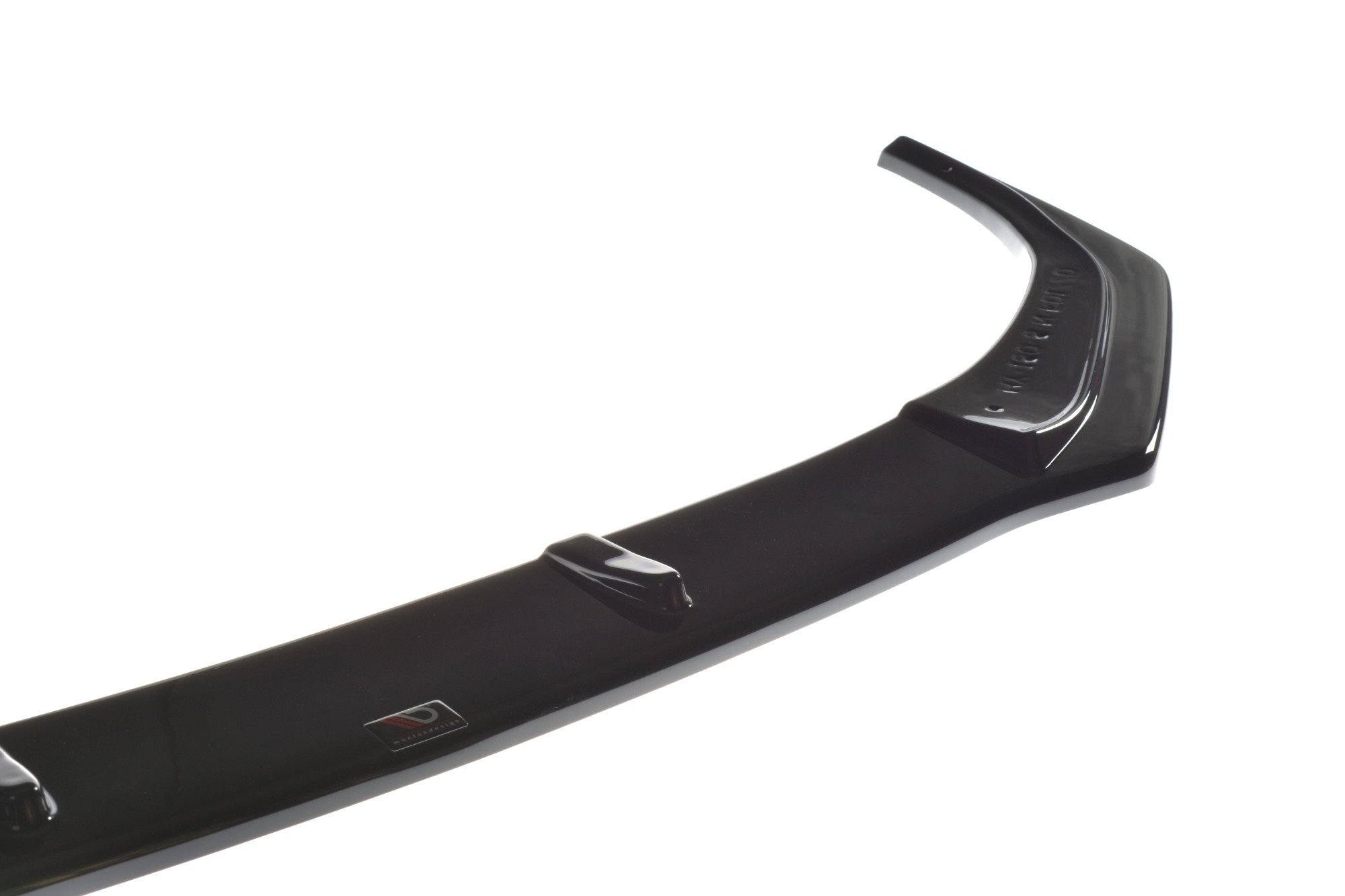 Street+ Spoilerlippe Front Ansatz V.1 passend für Hyundai I30 Mk3 N schwarz Hochglanz