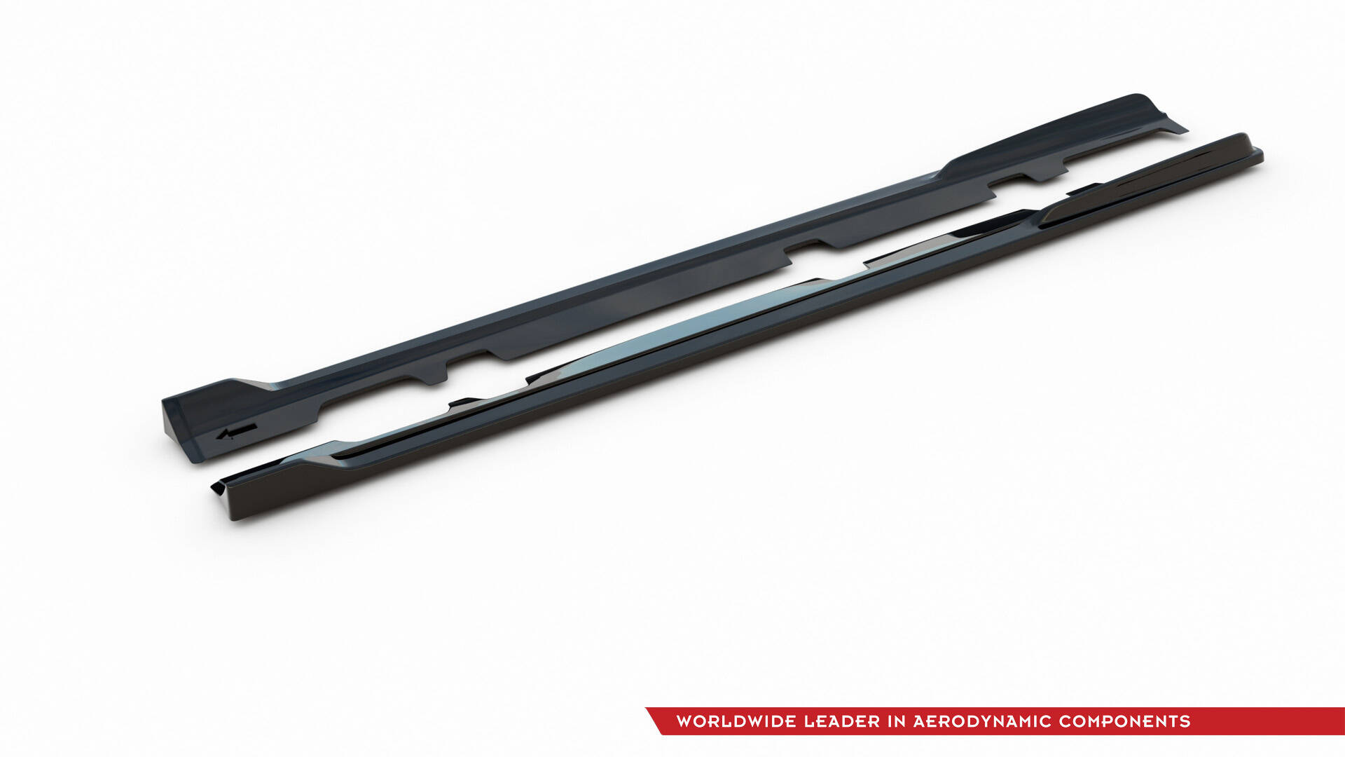 Seitenschweller Ansatz für V.3 für Ford Fiesta Mk8 ST / ST-Line schwarz Hochglanz