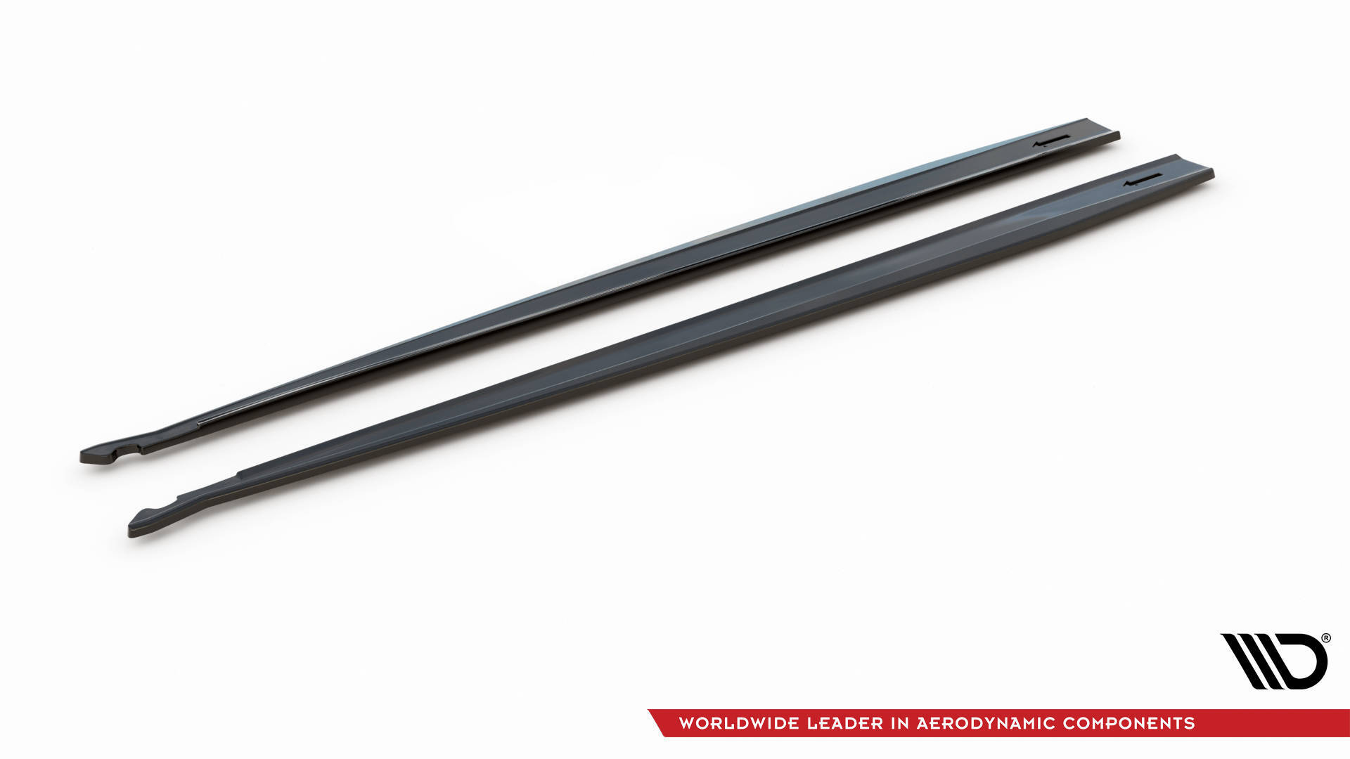 Seitenschweller Ansatz für V.1 für Toyota Supra Mk5 schwarz Hochglanz