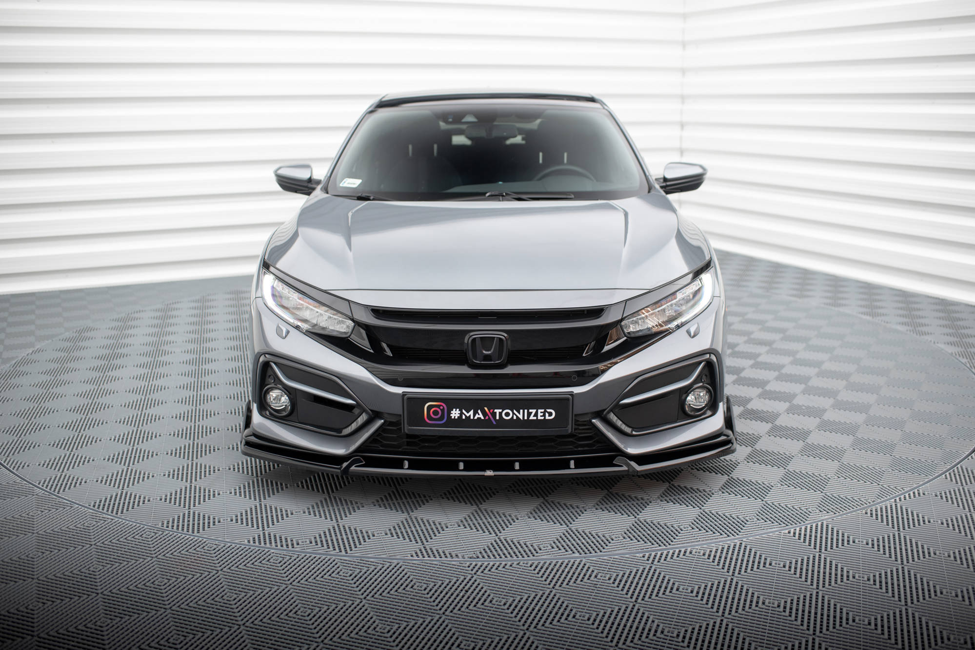 Street+ Spoilerlippe Front Ansatz + Flaps passend für Honda Civic Sport Mk 10