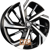 AUTEC RIXON (RX) Schwarz Poliert Einteilig 19 Zoll