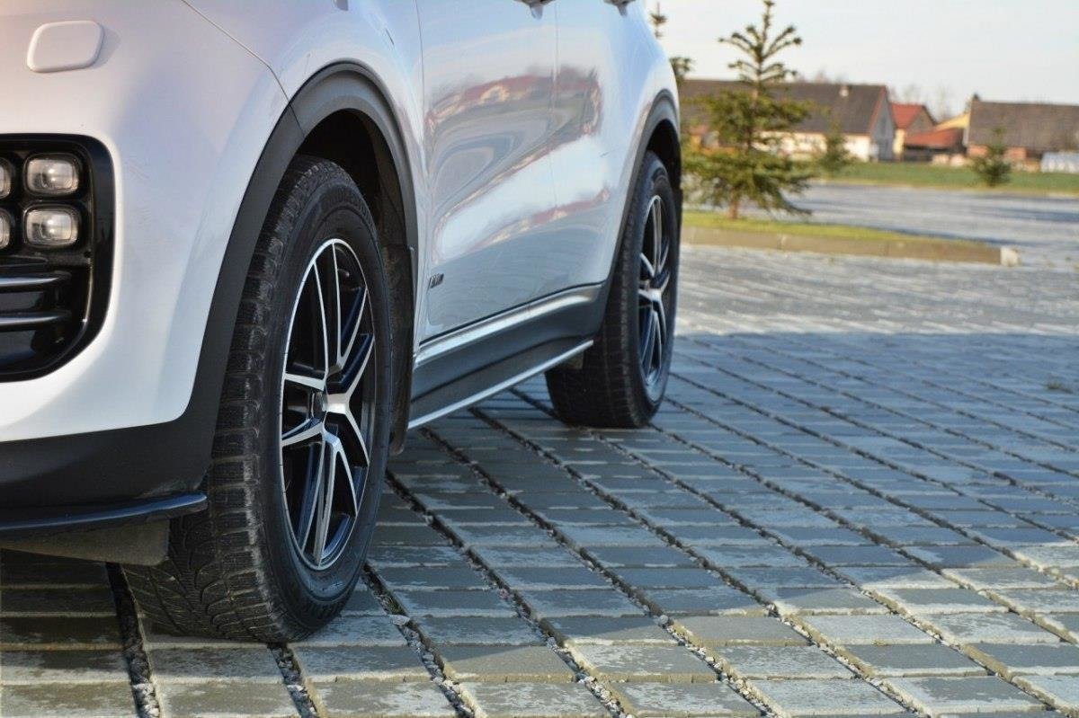 Street+ Seitenschweller Leisten passend für Kia Sportage mk4 GT-Line Carbon Look