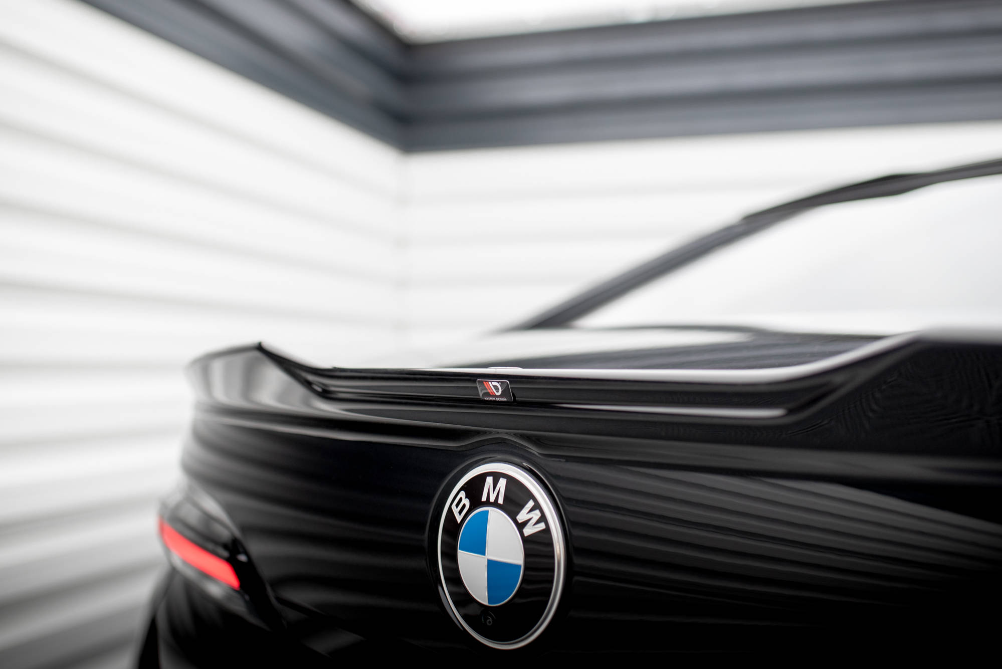 Heck Spoiler Aufsatz Abrisskante 3D passend für BMW 7 G70 schwarz Hochglanz