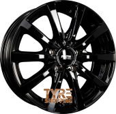 PLATIN P 69 Black Shiny Einteilig 17 Zoll