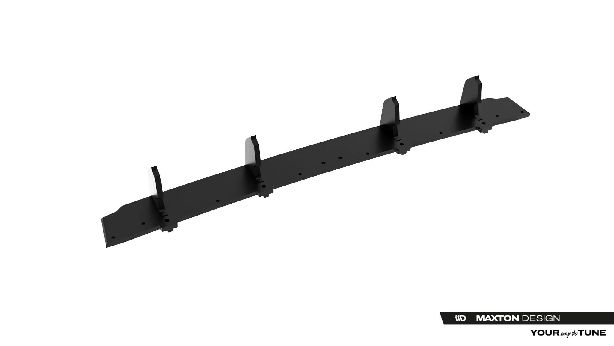 Heckansatz Diffusor passend für Toyota GR Yaris Mk4 Facelift schwarz matt