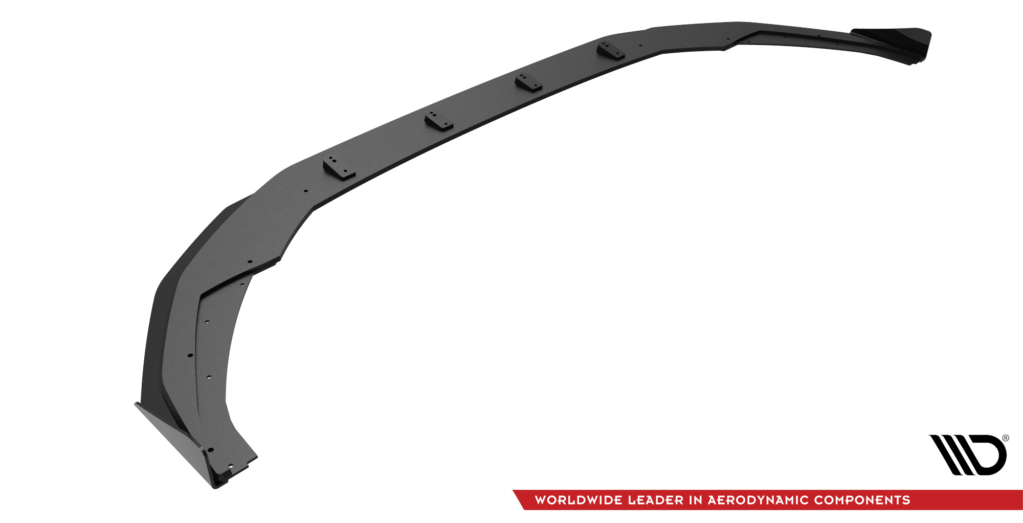 Street Pro Spoilerlippe Front Ansatz passend für Audi S3 / A3 S-Line 8Y rot+ Hochglanz Flaps