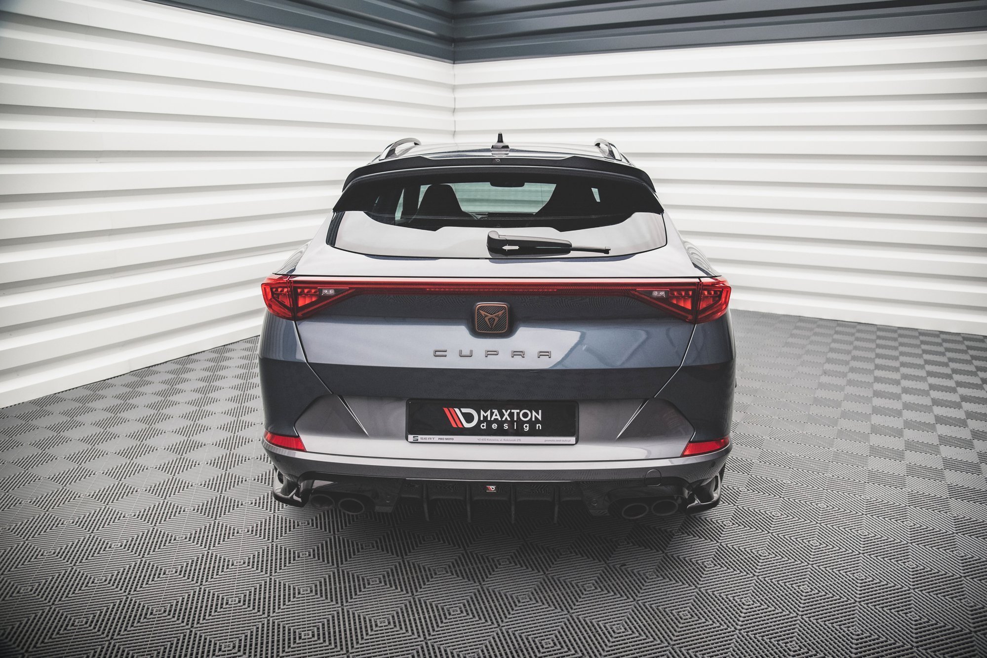 Heckspoiler Lippe passend für CUPRA Formentor Mk1 / Mk1 FL schwarz Hochglanz