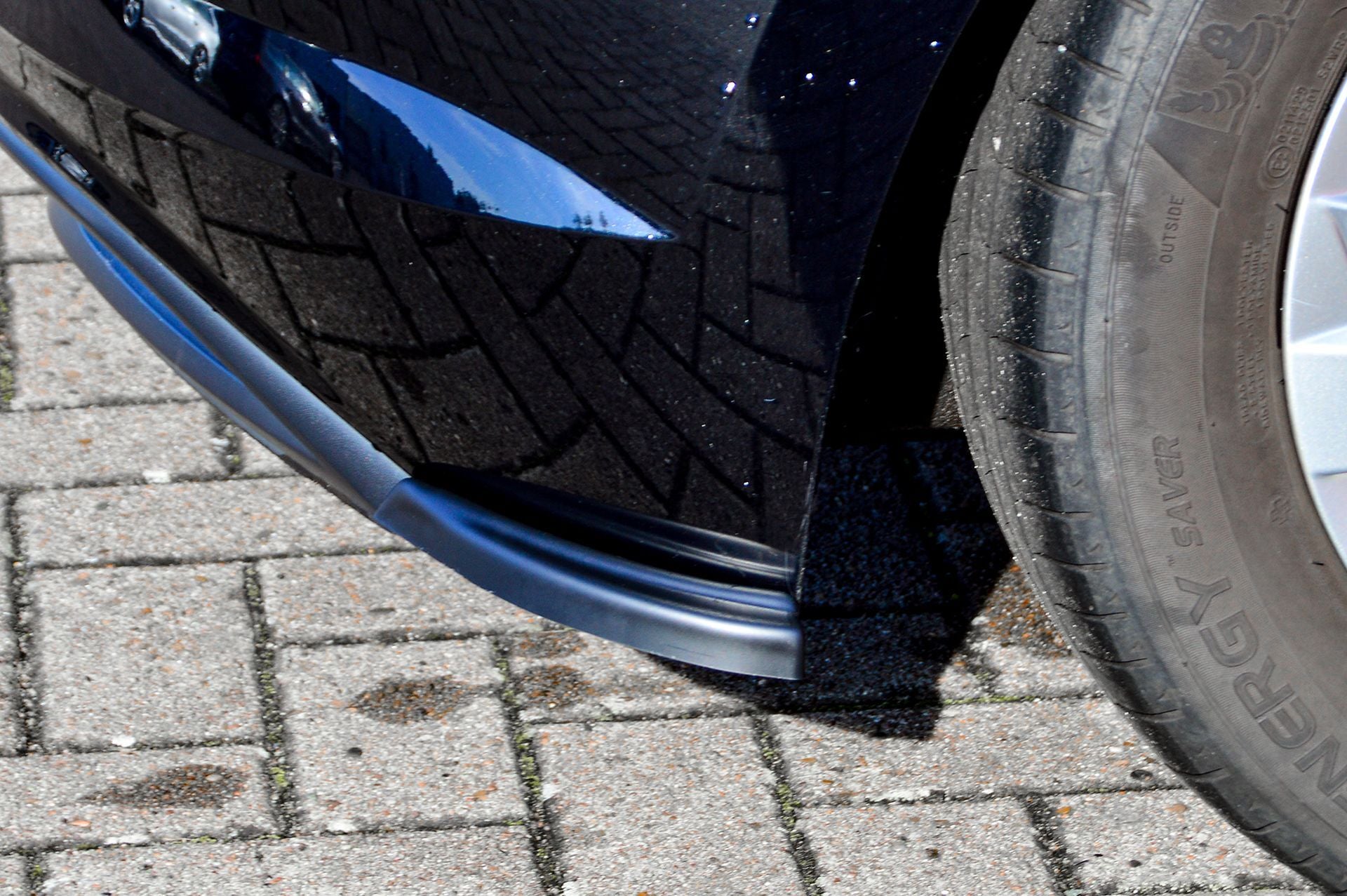 Heckansatz 2 tlg. für VW Polo 6 2G AW (Schwarz Matt)