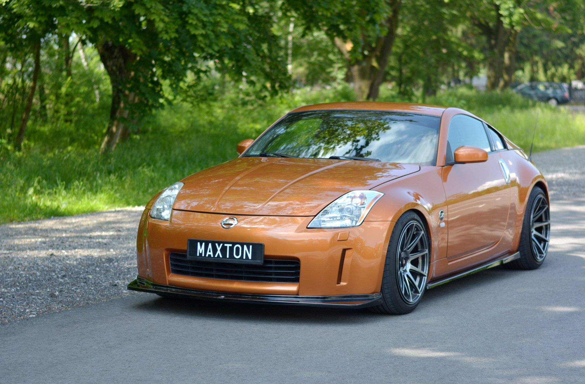Front Ansatz für NISSAN 350Z schwarz Hochglanz