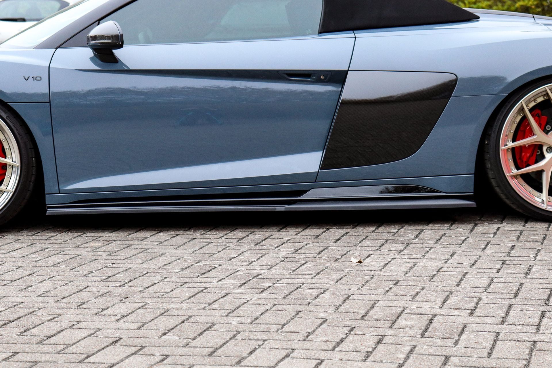 Cup Seitenschweller für Audi R8 4S Facelift ab Bj. 2019 - (Schwarz Matt)