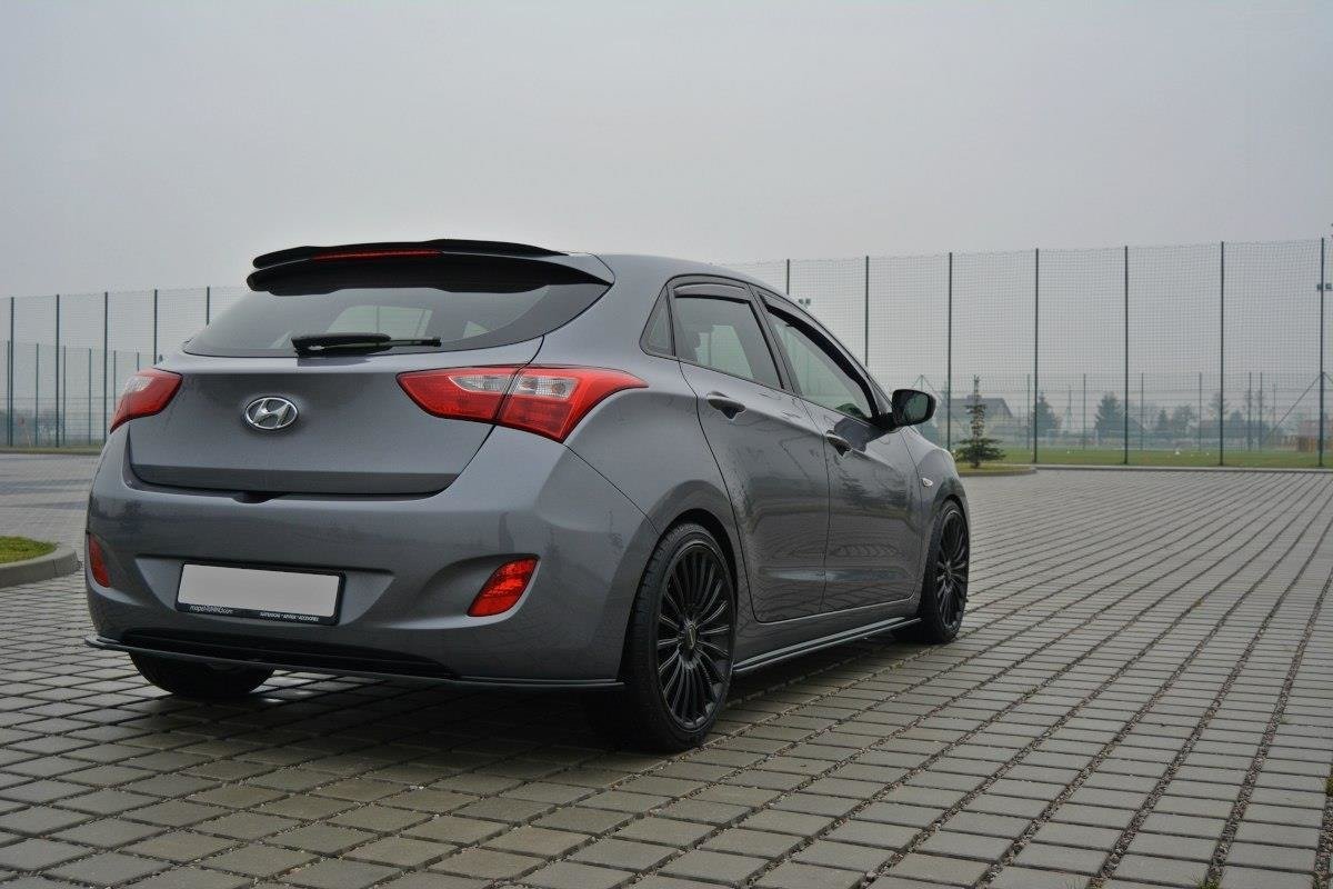 Seitenschweller Ansatz für Hyundai i30 Mk2 schwarz Hochglanz