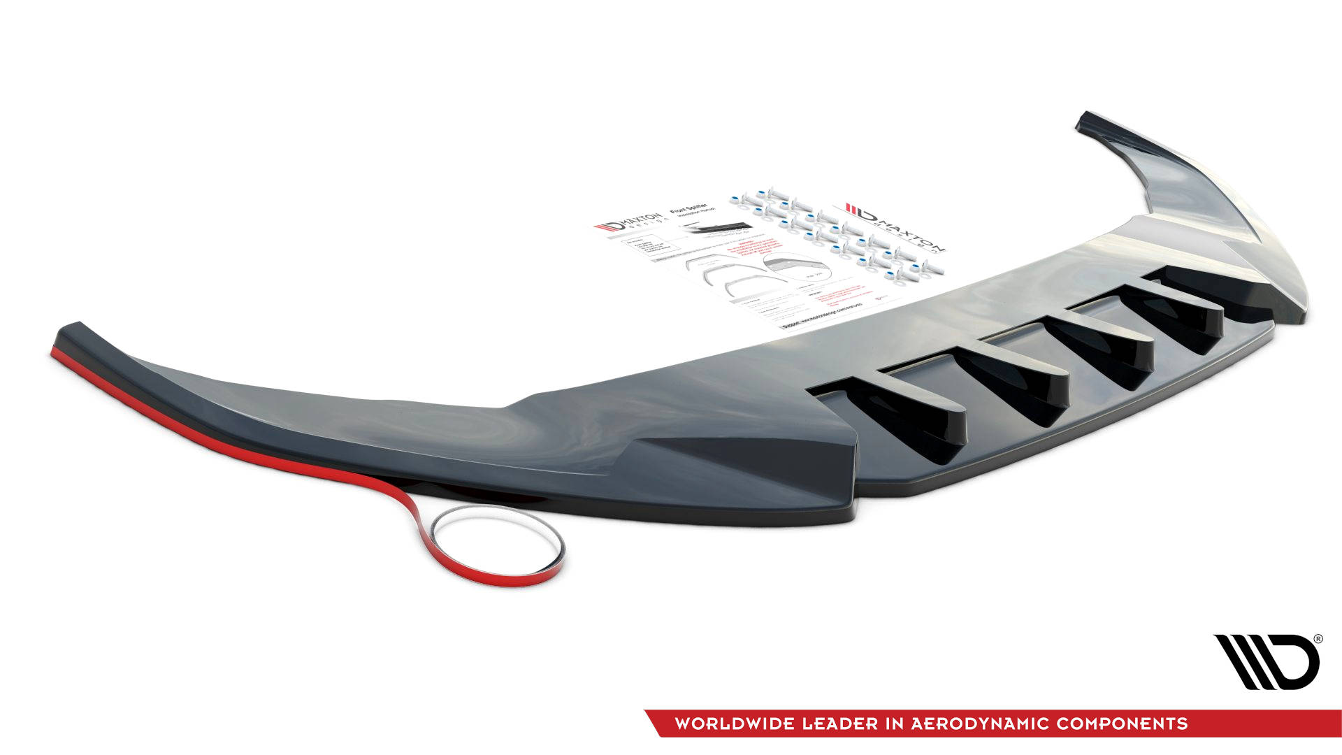 Diffusor Heckansatz passend für Infiniti Q50 S Mk1 schwarz Hochglanz