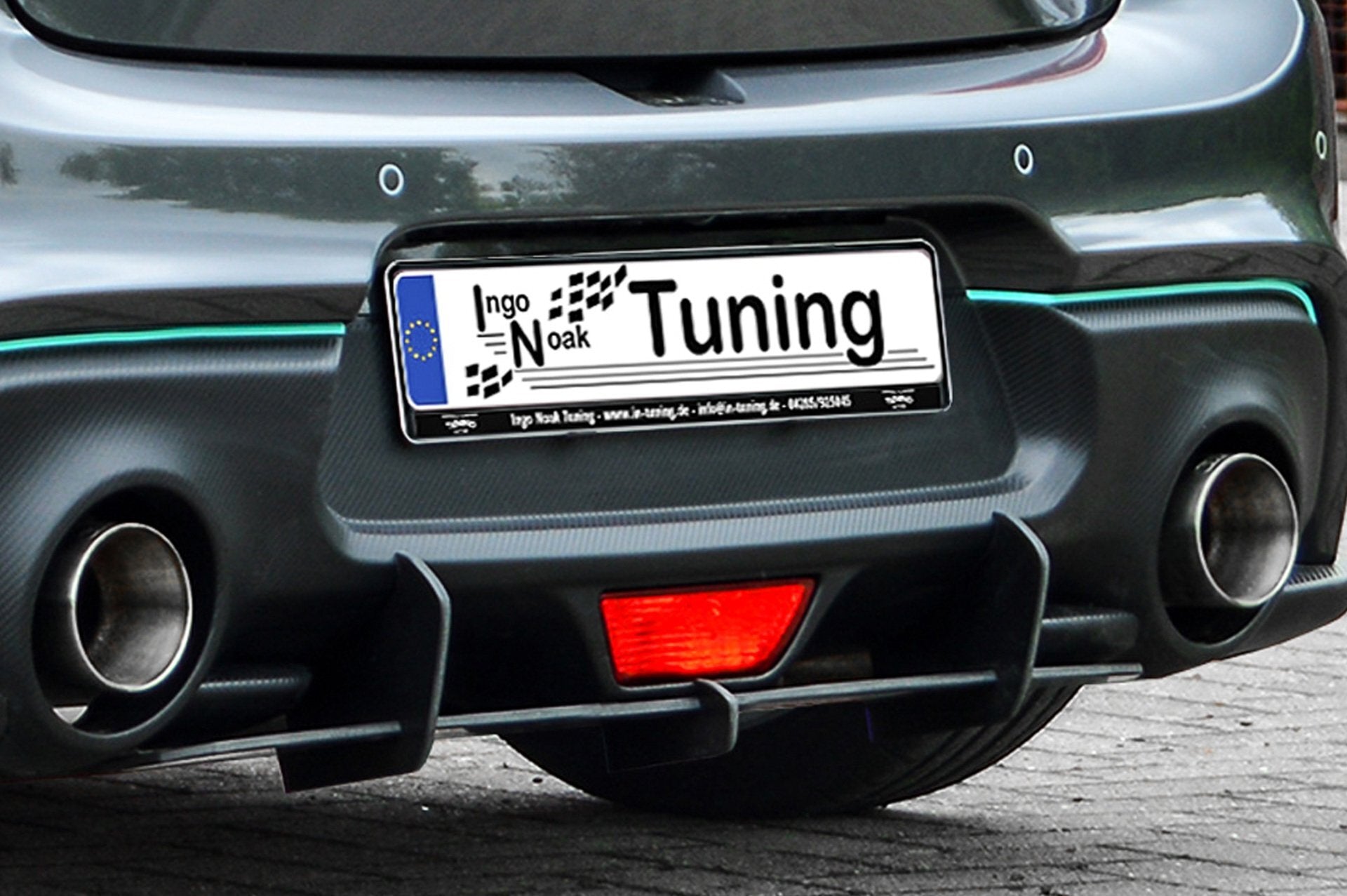 Gefräster Heckansatz mit Finnen für Suzuki Swift Sport RZ/AZ