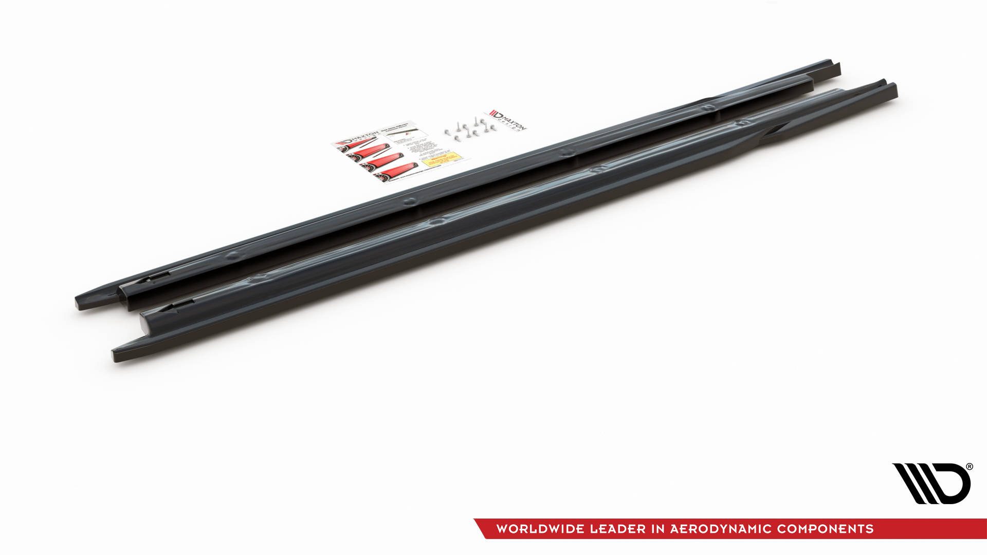 Street+ Seitenschweller Leisten V.2 passend für Seat Ibiza FR/ Standard Mk5 schwarz Hochglanz