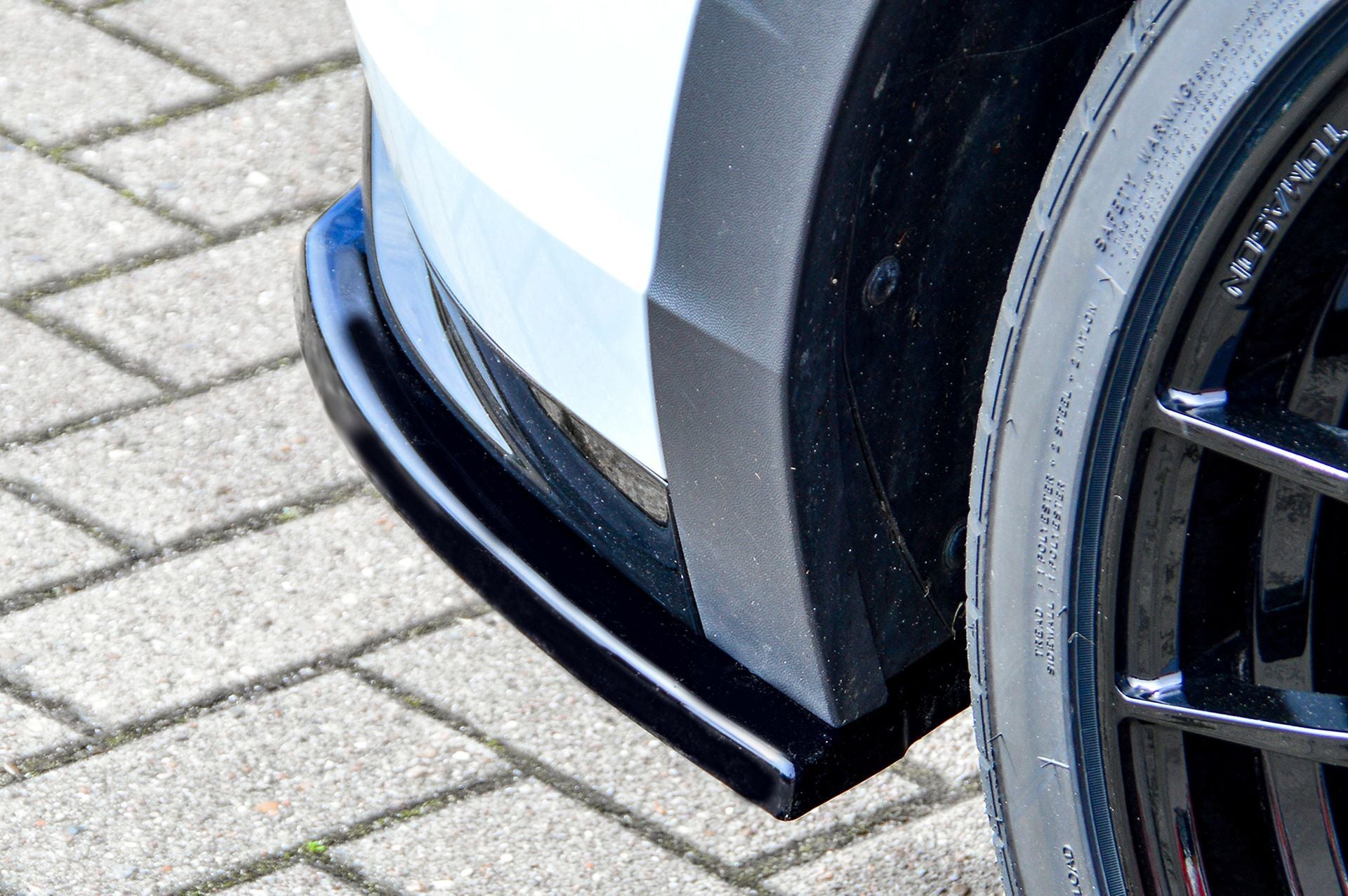 Heckansatz Seitenteile für VW T-ROC R (Schwarz Matt)