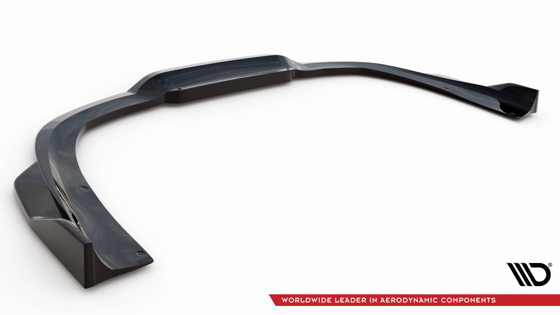 Street+ Mittlerer Diffusor RACE Heck Ansatz passend für Porsche 911 Turbo S 992 schwarz Hochglanz