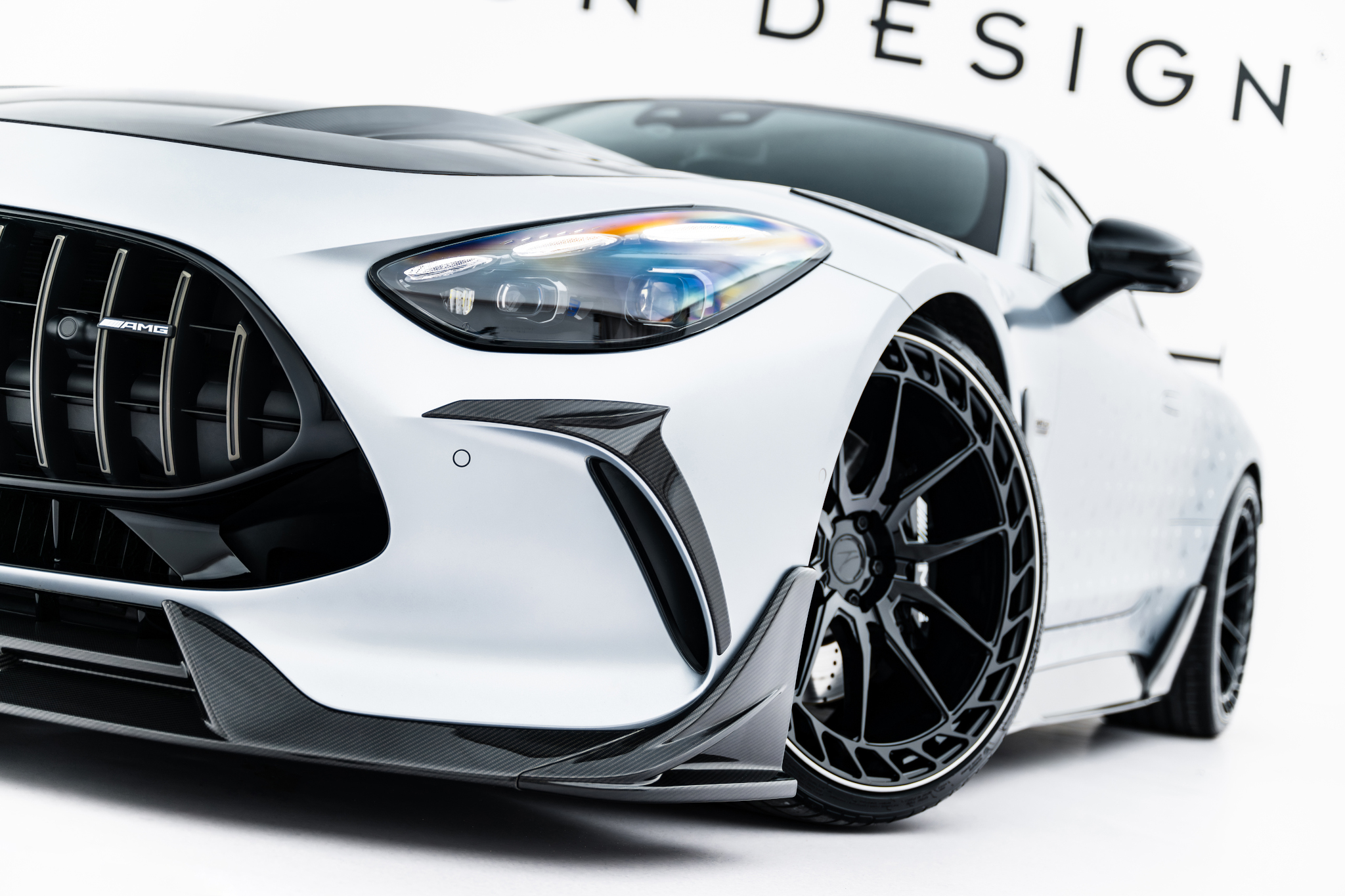 Carbon Fiber Spoilerlippe Front Ansatz passend für Mercedes-AMG GT 63 / 55 / 63 S E Performance C192