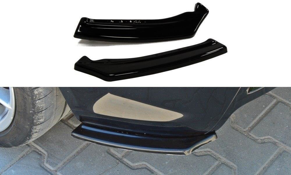 Heck Ansatz Flaps Diffusor für OPEL ASTRA H FOR OPC / VXR schwarz Hochglanz