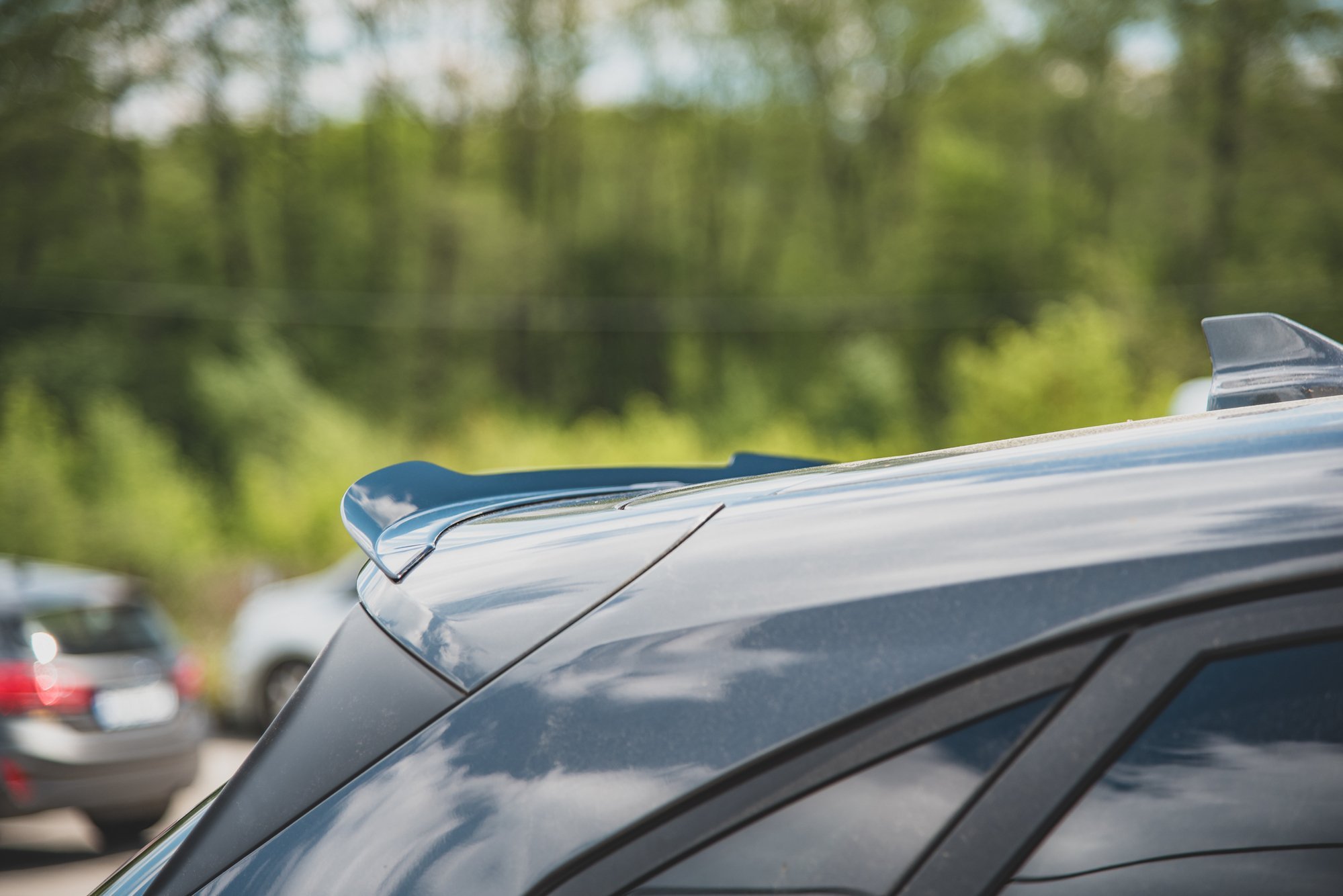 Spoiler CAP für Ford Puma Mk1 schwarz Hochglanz