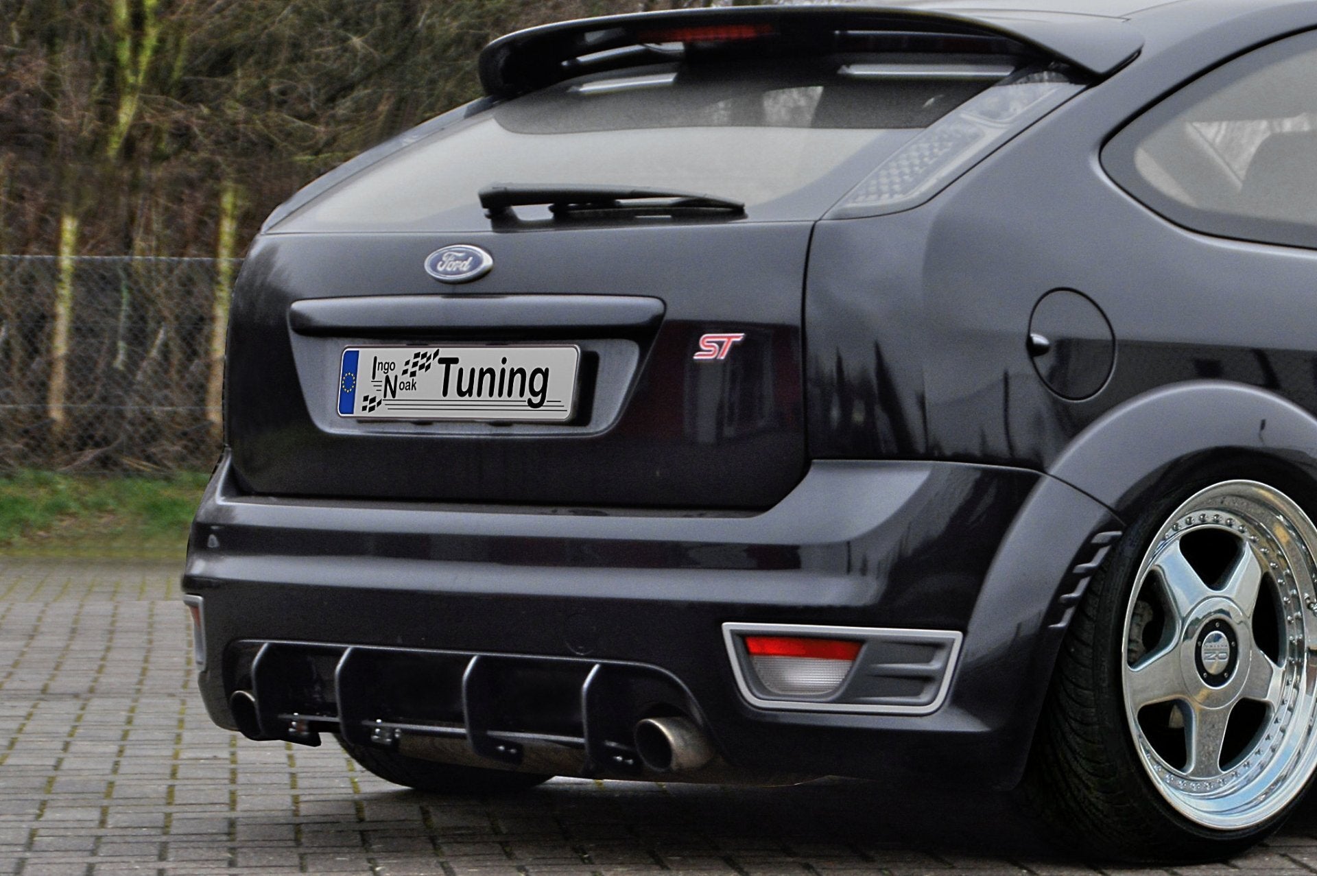 Bodykit für Ford Focus ST DA3 VFL Bj.2004-2007 (Schwarz Matt)