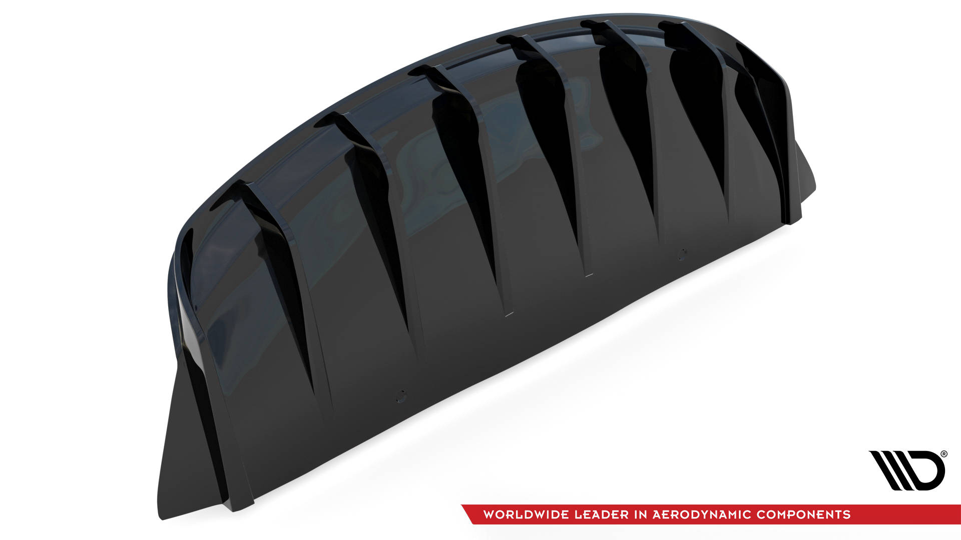 Heckansatz Diffusor V.2 passend für Tesla Model 3 schwarz Hochglanz