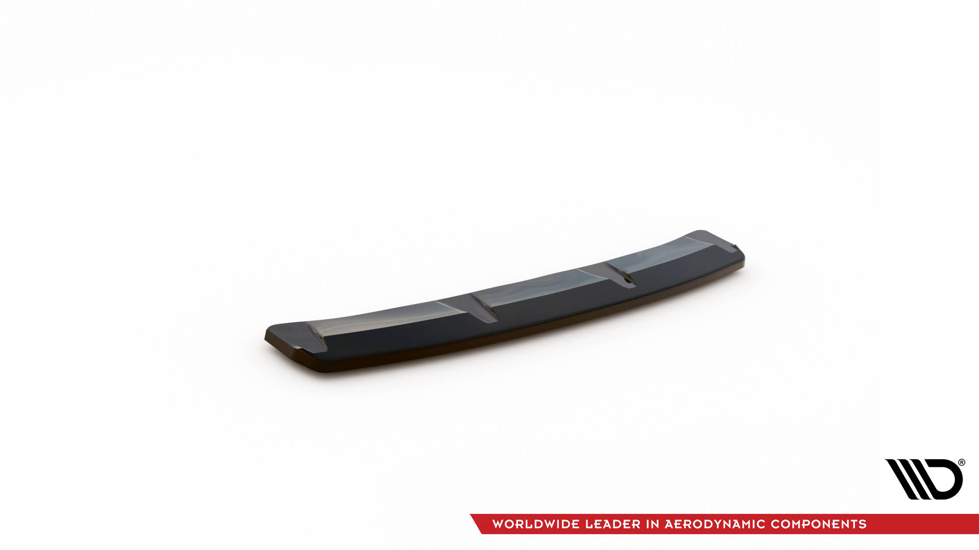 Street+ Mittlerer Diffusor Heck Ansatz passend für Audi S8 D5 schwarz Hochglanz