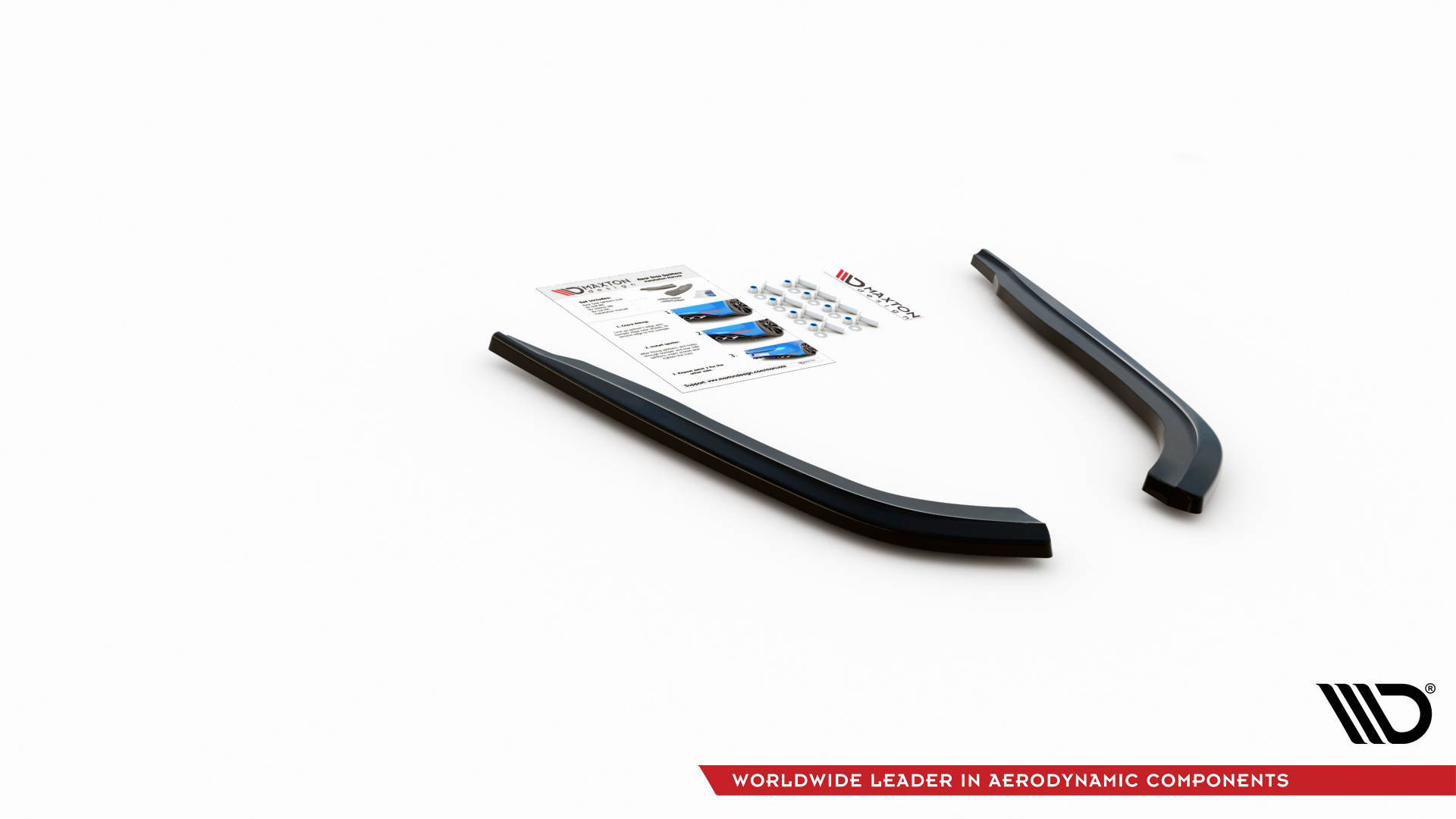 Street+ Heck Ansatz Flaps passend für BMW 5er G30 / G31 schwarz Hochglanz
