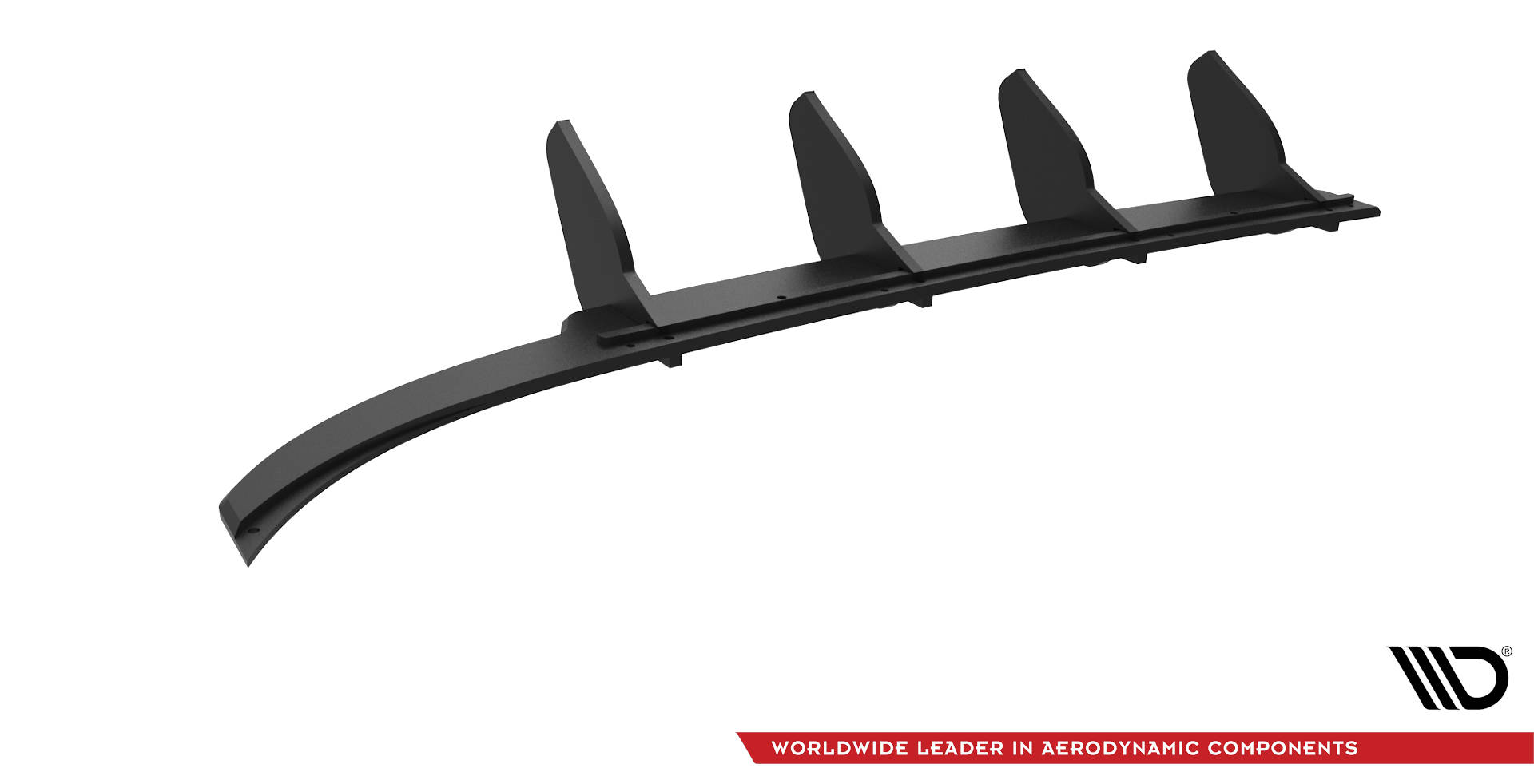 Street Pro Heckschürze Heck Ansatz Diffusor passend für VW Passat CC schwarz-rot