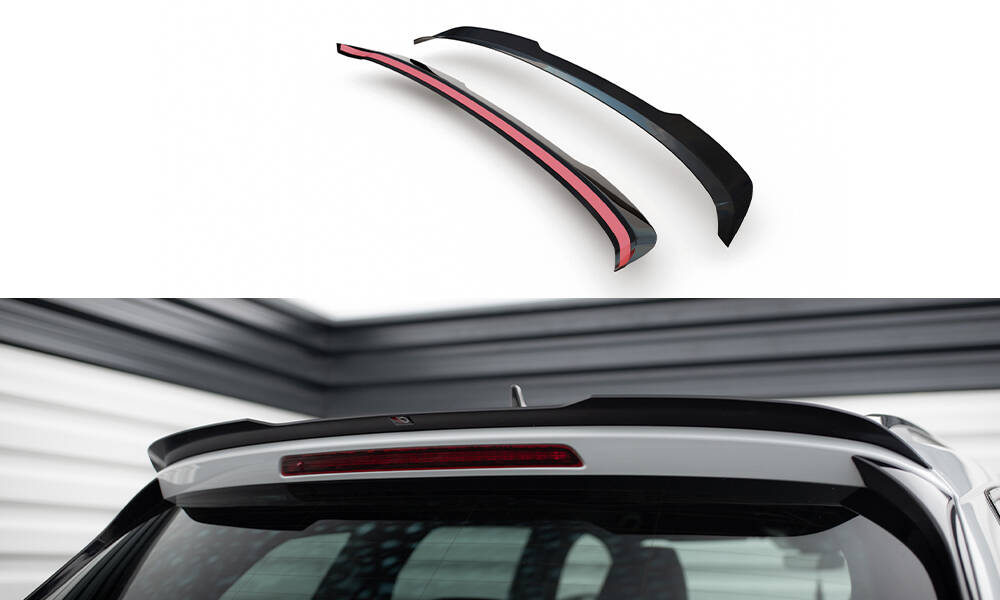 Spoiler CAP V.1 für Skoda Kodiaq Mk1 Sportline/RS schwarz Hochglanz